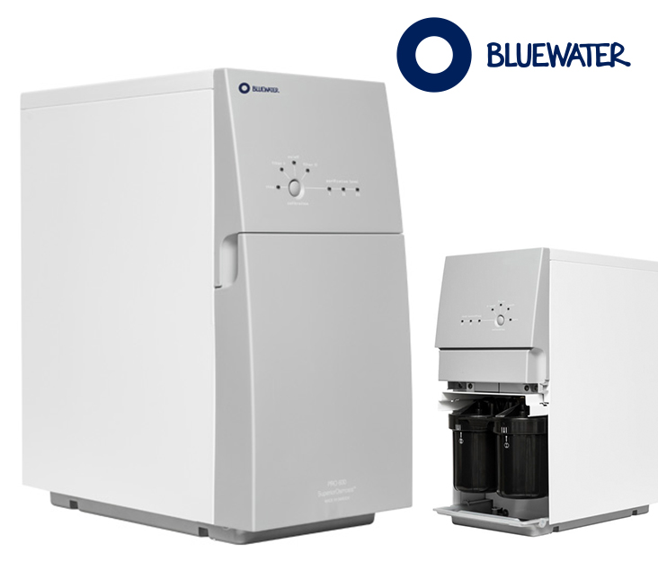 Two water purifiers by Bluewater.