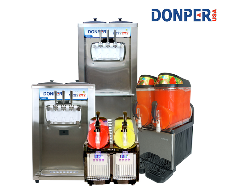 A selection of Donper machines
